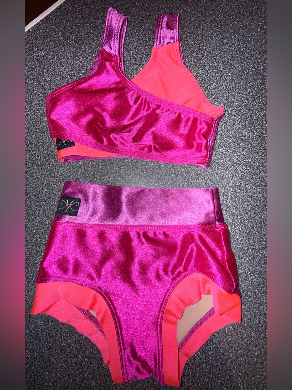 Kandi Kouture Pink Dance 2 Piece Set Size Child Small (4)